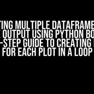 Plotting Multiple Dataframes in a Single Output Using Python Bokeh: A Step-by-Step Guide to Creating Legends for Each Plot in a Loop